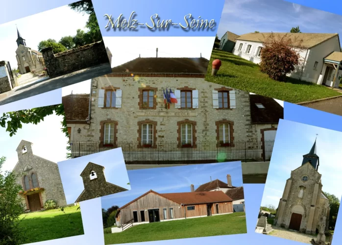 Melz-sur-Seine village Seine et Marne 77 proche Provins